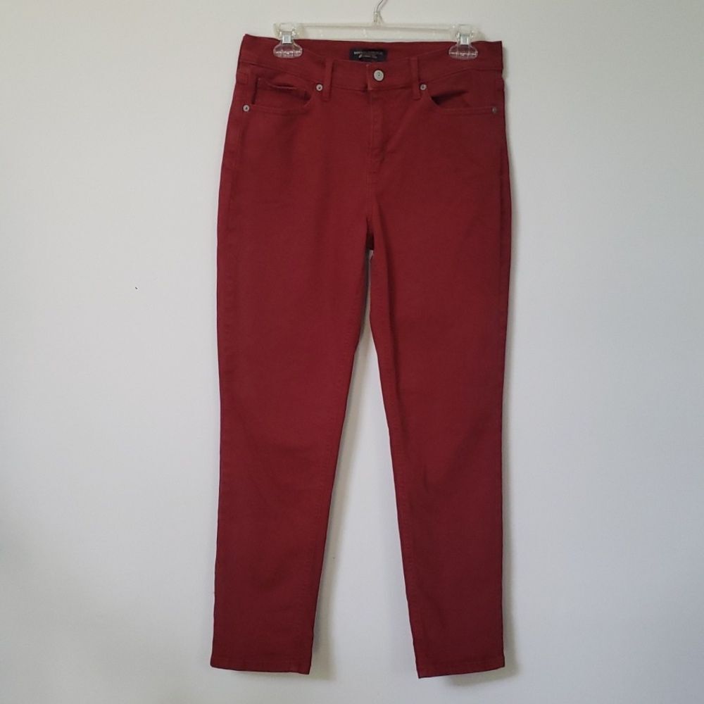 Banana Republic Jean Womens 27 Girlfriend Brick Red Fall Aesthetic Casual Office